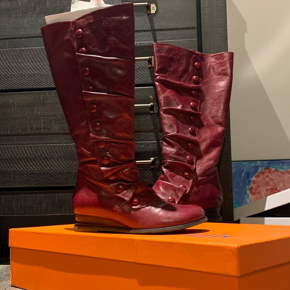 Miz Mooz bloom red boots